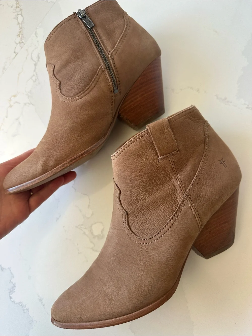 FRYE Reina Leather Booties
